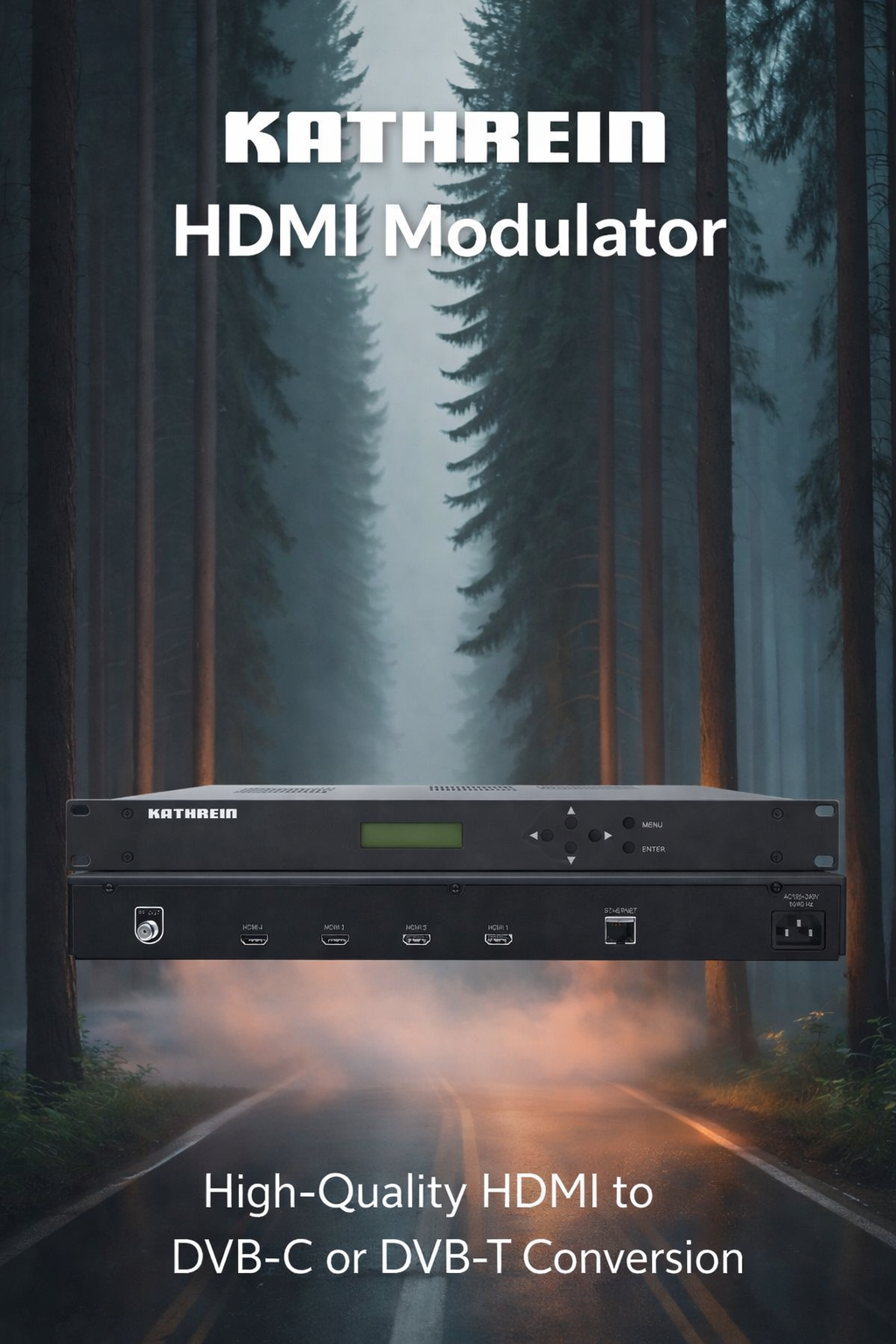 hdmi modulator 4 εισόδων με web interface